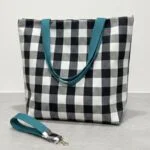 Tote bag cuadros y Llavero a Juego