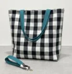 Tote bag cuadros y Llavero a Juego