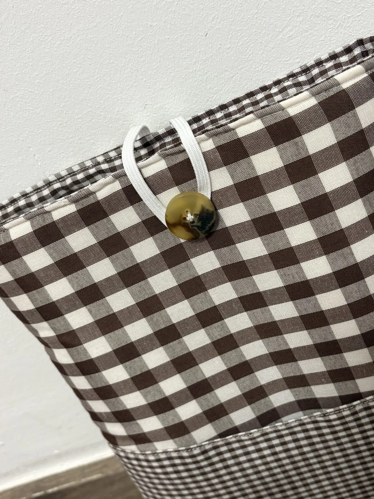 Funda libros / tablet ( Vichy Marrón ) - Imagen 4