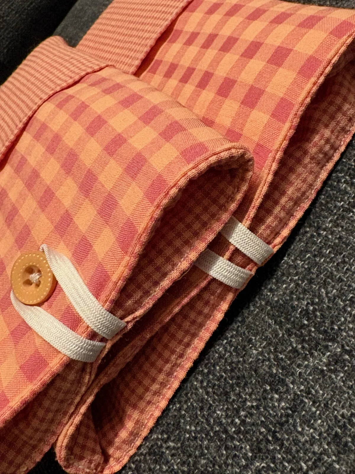 Funda móvil ( Vichy naranja ) - Imagen 2