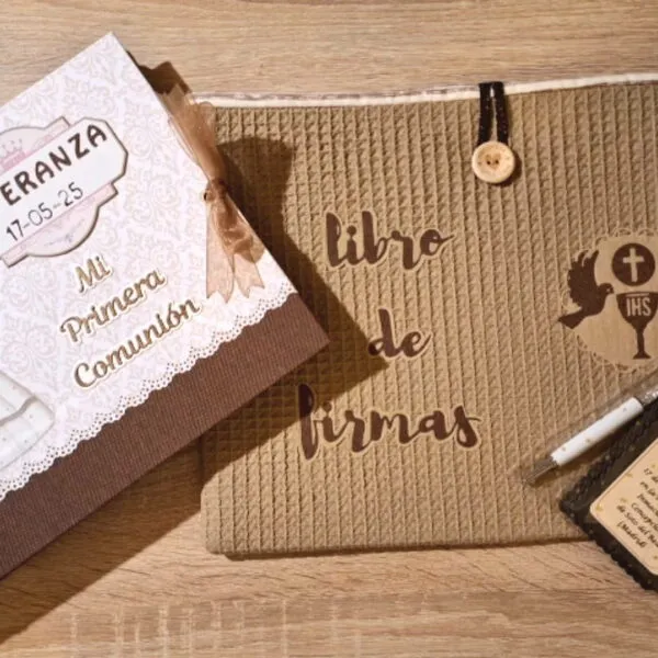 PACK ALBUM FIRMAS Y FUNDA + MARCAPAGINAS