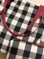 Totebag y neceser granate - Imagen 3