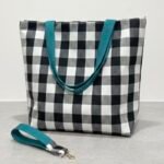 Tote bag cuadros y Llavero a Juego