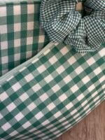 Pack Neceser Acolchado Vichy Verde y Blanco - 3 Piezas a Juego - Imagen 5