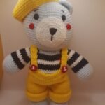 Oso Marinero Crochet Amigurumi Náutico Decorativo Hecho a Mano