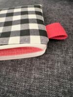 Pack Totebag Vichy naranja con accesorios - Imagen 5