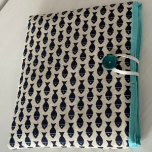 Funda libro PEZ AZUL